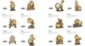 Artistic Analog Quartz Clock Synthetic Resin 50P MOQ50 Type Quartz Min. Order: 50 Pieces Display Methods Analog Material Synthetic Resin - Shenzhen Power Industrial Group Co., Ltd. - China