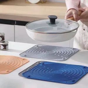 High-Quality FDA Silicone Heat-Resistant Pads and Lids Set Origin China Style Classic Trademark YXD OEM Available Shape Rectangle - Qingdao ShengHong Rubber and Plastic Co., Ltd - China