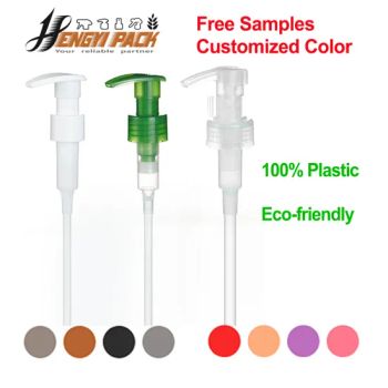 All Plastic Lotion Pump for Hand Liquid Soap Dispenser Screw Open Hand Sanitizer Pumps Shower Gel Trigger Pump with 24/410 24/415 28/410 28/415 PCR Material - Hangzhou Hengyi Pack Co., Ltd. - China