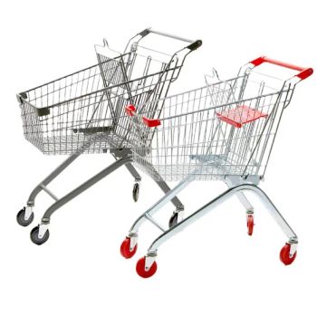 Wholesale Metal Shopping Trolley Carts Europ Style Supermarket Carts Shopping Trolleys - Suzhou Fairy Daily Products Co., Ltd. - China