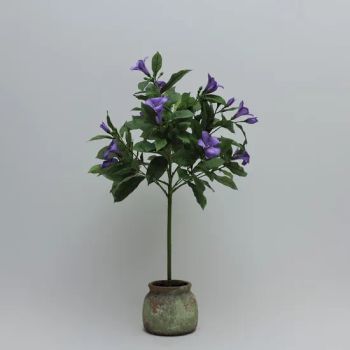 Elegant Home Decoration Artificial Lily Flower with Cement Pot - DongGuan Besco Garden Design Co.,Ltd - China