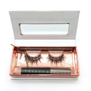 2021 Hot Sellling 3D 5D 25 mm Luxury Mink Silk False Lashes Vendor Customized Box Private Label Packing Eyelashes with Factory Pri - Dare Beauty Co., Ltd. - China