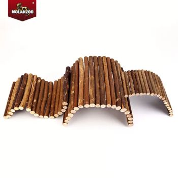 Flexible Wood Hideout House, Ramp Guinea Pigs, Ferrets, Hedgehogs, Chinchillas - TIANJIN MCLANZOO PET ARTICLES CO., LTD - China