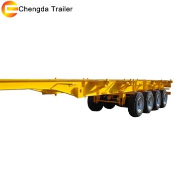 off Road 4 Axles 20FT 40FT Container Camper Trailer Chassis Truck Semi Trailer - Shandong Chengda Machinery Co., Ltd. - China