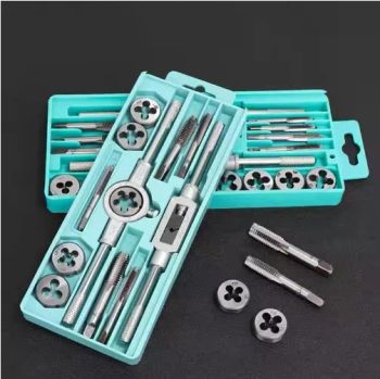 Tap and Die Set Metric and Standard USA Made, Tap and Die Set Standard 12PCS M6-M12 Screw Nut Thread Taps Dies with Wrench Handle Hand Tool Kit - MSK (Tianjin) International Trading Co., Ltd. - China