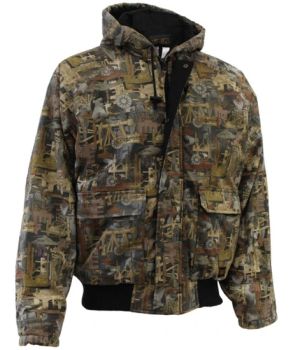 Mens Hunter Gear Camouflaged Waterproof Shooting Hunting Jacket Wear - Taian Bowins Garment Co., Ltd. - China