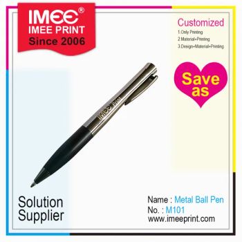 Imee Customized Logo Printing VI System Item Notebook Set Metal Ballpen Ball Point Pen - Hangzhou Imee Trading Co., Ltd. - China