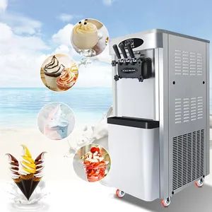 Commercial Three Flavor Ice Cream Machine Automatic Cleaning Large Output Soft Ice Cream Machine Factory Price - Guangzhou Tianyin Industrial Co., Ltd. - China