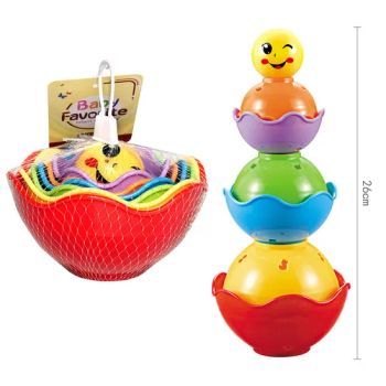 Factory Price Folding Game Cups Bath Water Play for Baby High-Quality Stacking Cup Toys - Shan Tou City Yirui Toys Co., Ltd. - China