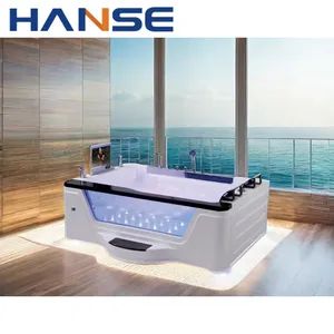 Acrylic Durable Functional 2 Person Indoor SPA Bathtub Large Size Massage Pillow Bathtub Surfing Bubble Bath Whirlpool Bathtub - Foshan Hanse Industrial Co., Ltd. - China