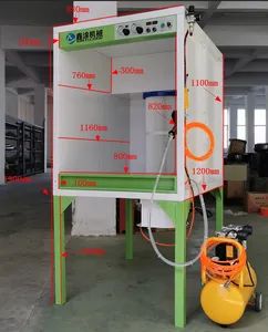 Integrated Small Metal Powder Coating System of Powder Coating Booth with Metal+Coating+Machinery - Hangzhou Guozhen Wanxin Coating Equipments Manufacturing Co., Ltd. - China