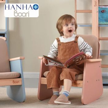 Boori Indoor Relax Wooden Kids Rocking Chair for Baby Rotary Fixed Origin China Condition New Trademark Boori Shape - Zhejiang Hanhao Industrial Co., Ltd. - China