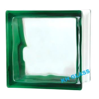 Decorative Art Glass Green /Blue/Brown/Red/ Dark/Grey Inner Color Glass Bricks/Blocks - QINGDAO KH MATERIALS CO., LTD - China