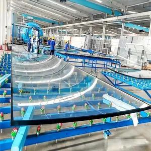 6-19mm Curve Low Iron Ultra Clear Tempered Glass 12MM MOQ50Sqm 25D - Qingdao Forward Glass Industry Co., Ltd. - China