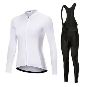 Hot Sale Lady's Cycling Long Sleeves Shirts Pants Uniform Sets Girls Bicycle Jersey Suit for Women - Goldleaf (Shenzhen) Sports Co., Ltd. - China