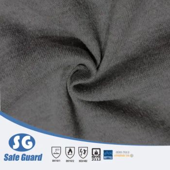 300GSM 100% Cotton Knitted Rib Fabric SG-COTKT Plain Interlock 155-160cm 1Y - HENAN SAFE-GUARD CO., LTD. - China