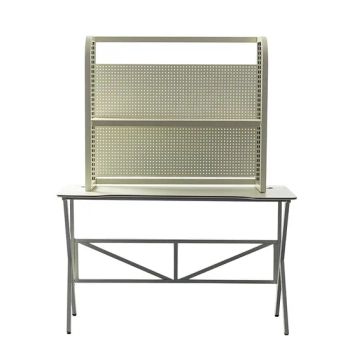 Practical Single - Layer Desktop Pegboard Utility Shelf for Study with Pen Holders - Bazhou Yuanhong Shelf Co., Ltd. - China