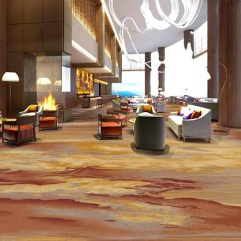 Luxury Axminster Wool Wall-to-Wall Carpets for Starred Hotel Banquet Halls Commercial Corridor - Hefei Dongfang Qifu Carpet Co., Ltd. - China