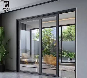 Modern Veranda Large Bi Folding Patio Burglar Proof Double Glass Accordion Design Partition Aluminum Folding Door - Foshan Nanhai Dejing Doors Windows Industry Co.,Ltd - China