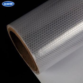 Custom Prints Outdoor Advertising Reflective Honeycomb Sticker Material Silver White - Guangzhou Fortune Digital Technology Co., Ltd. - China