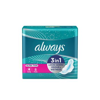 Always Discreet Incontinence Pads for Women, Heavy Absorbency, 48 Count