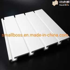 Slatwall PVC Storage Wall Panels PVC Decorative Mouldings 4FT 8FT - Tongxiang Small Boss Special Plastic Products Co., Ltd. - China