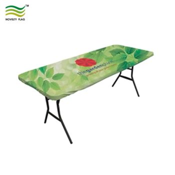 Decorative Tablecloths Ultra Fitted Top Spandex Table Cover - Xiamen Novelty Flag Co., Ltd. - China