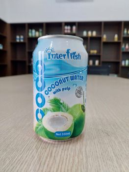 Coconut Water With Pulp 330ml - Tuấn Tú - Vietnam