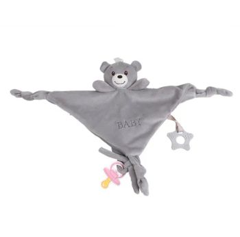 Tag Blankets Elephant Soft Comforter Baby Sleeping Toy with Taggies Baby Comforters - Jinan Wellda Trade Corporation Ltd - China