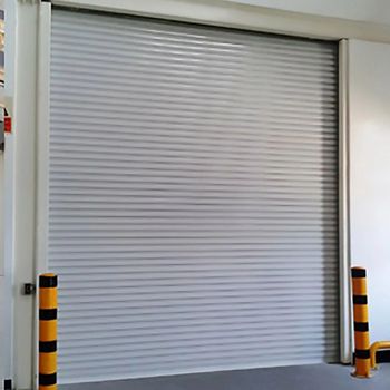 GI Shutter Door usage commercial Style Full Height Position Exterior Material Stainless Steel Operating Option With - Glowel Steelium - India
