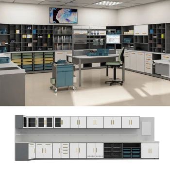 Manufacturer Custom Medical Cabinet Storage Furniture Workstation Cabinet Dental Office Hospital Cabinets - Guangdong Hongye Furniture Group Co., Ltd - China