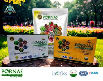 PORNAS Nano Organic Fertilizer Color White, Yellow Stacking Height ±1.8 M Net Weight 250 G, 500 G Packaging Type Box, - Organixnano - Indonesia