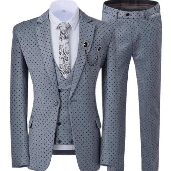 Notch Lapel Business Suits Turkish Mens Formal Suits Double Breasted Men Blazer - Nuolang (Guangdong) Garment Industry Co., Ltd. - China