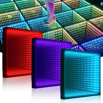 Wedding Club 3D LED Stage Lights Mirror Infinity LED Dance Floor - Guangzhou X Lighting Co., Limited - China