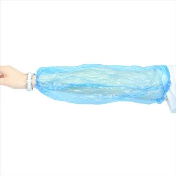 Food Industry Single Use Disposable Waterproof Plastic PE LDPE Sleeve Covers Oversleeves - HUBEI BEST IMPORT AND EXPORT CO., LTD. - China