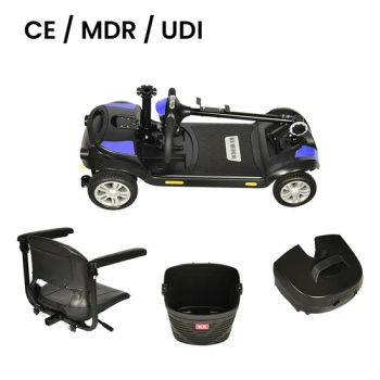 Ksm 906 Mdr Electrico Handicapped Mobility Electric Scooters Four Wheel Scooter Elderly Older Adults with Seat - Ningbo Ks Medical Tech Co., Ltd - China