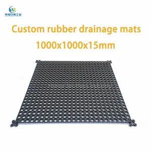 Eco-Friendly Recycled Rubber Floor Tiles Weight 6kg Model NO. HR1000A HS Code 4016939000 Origin Shandong, China Color Black Rubber - Honor Brothers Industry Products Co., Ltd - China