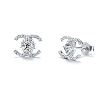 Wholesale Price Moissanite Diamond 925 Sterling Silver Small Round Stud Female Earrings Jewellery Women Luxury Jewelry - Wuzhou Qianjian Jewelry Co., Ltd. - China