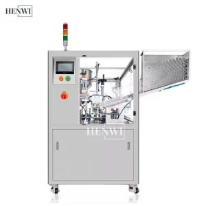 Henwi HWTM-U Automatic Soft Tube Filling Sealing Machine 5-50mm 6-600ml 20-30PCSMin 1610*1420*1650mm 425kg 2kw PLC 1Y CE ISO9001 - Foshan Henwi Technology Co., Ltd - China