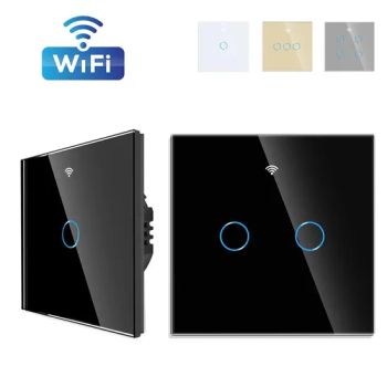 WiFi Smart Home Touch Wall Smart Switch with Alexa, Tuya, Google Home - Yiwu Binge Electrical Co., Ltd. - China