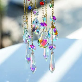 Handmade Crystal Suncatcher with Chains for Window Rainbow Decor - Yiwu Renrui E-commerce Business - China