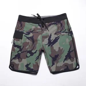 Custom Gym Shorts Men Printed Board Shorts Quick Dry 4 Way Stretch Fabric for Mens Swim Trunks Beachshorts - Wujiang Hailihong Textile Co., Ltd. - China