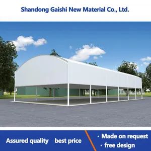 Basketball Court Sheds & Outdoor Padel Court PVDF Tensioned Membrane Canopies PVC Tent Roof for Large-Scale Steel Frame - Shandong Gaishi New Material Co., Ltd. - China