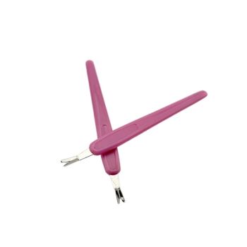 Fashionable Nail Cuticle Pusher Trimmers Women's Stainless Steel Pointed Eyebrow Tweezer - Ningbo Ever Beauty Co., Ltd - China
