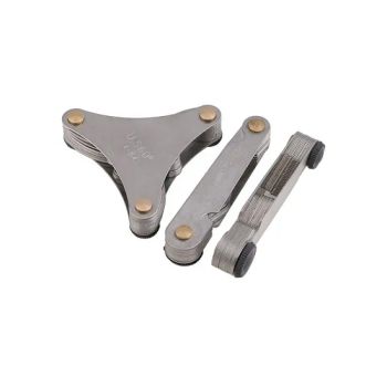 Stainless Steel Thread Screw Pitch Gauge MOQ 500PCS Color Silver Accuracy 0.01mm Package PVC Bag Model NO. TPG-01 Trademark Quantus - Orientools Industrial Co., Ltd. - China