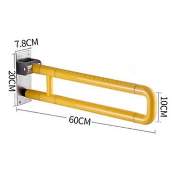 Handicap Grab Bars Rails 23.6 Inch Toilet Handrails Bathroom Safety Bar Hand Support Rail Handicapped Handrail Accessories for Seniors Elderly Disabled Mounted - Guangzhou Homedec Sanitary Ware Co., Ltd. - China