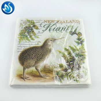 Fancy Custom Printed Recycled Paper Napkins Tissue for Restaurants with Logo Printing - Hangzhou Meshine Import And Export Co., Ltd - China