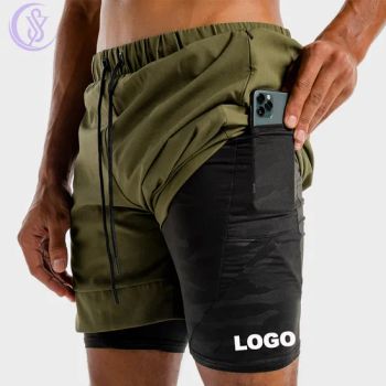 Custom Sportswear Athletic Running Sports Shorts Wholesale Breathable Moisture Wicking Cycling Mens Shorts - Dongguan Shuyu Activewear Co., Ltd. - China