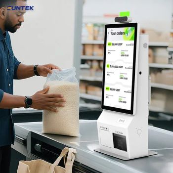 Suntek Restaurant Automatic Kiosk Touch Screen Wall Mounted Self Ordering Self Service Payment Kiosk with Android 80mm Printer - Suntek Technology Co., Limited - China