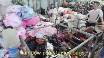 Stock Used Unbranded Ukay Bags Preloved 5A Leather Sling Bags 2ND Lady Bag for Sale in Bales Bulk - Wenzhou Hongyang Trading Co., Ltd. - China